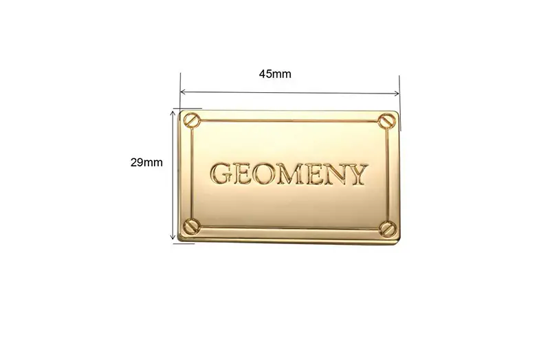 MYJOY Best metal logo plates for handbags Suppliers for trader