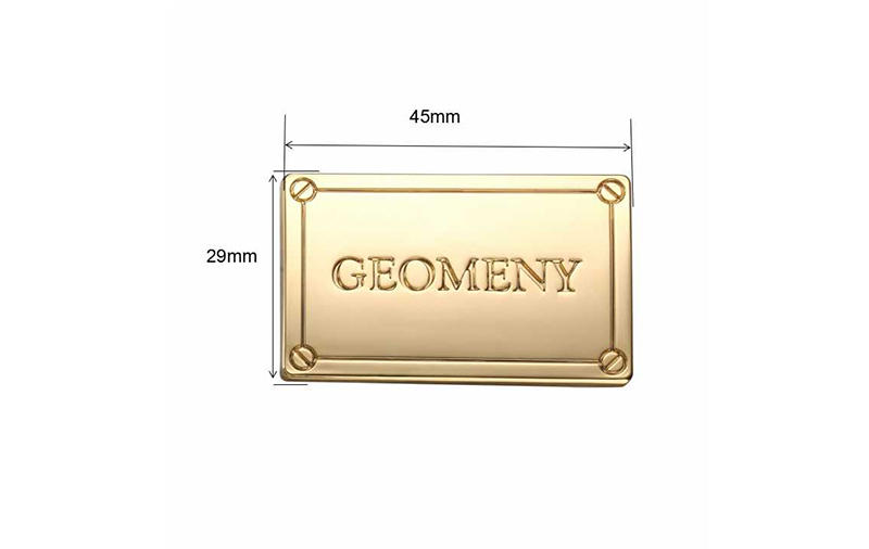 MYJOY Best metal logo plates for handbags Suppliers for trader-1