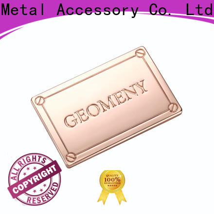 MYJOY High-quality handbag logo metal plate Suppliers for purses