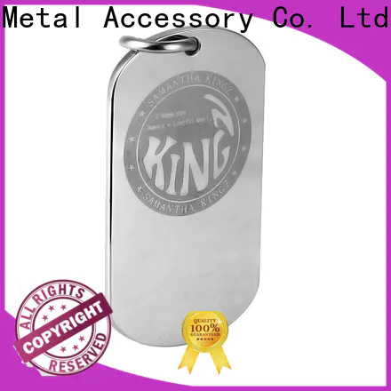 MYJOY Wholesale metal logo plates for handbags Supply for bags
