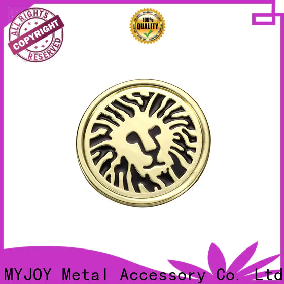 MYJOY highend metal logo plates for handbags for business for trader
