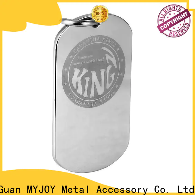 MYJOY High-quality metal logo plates for handbags Suppliers for trader