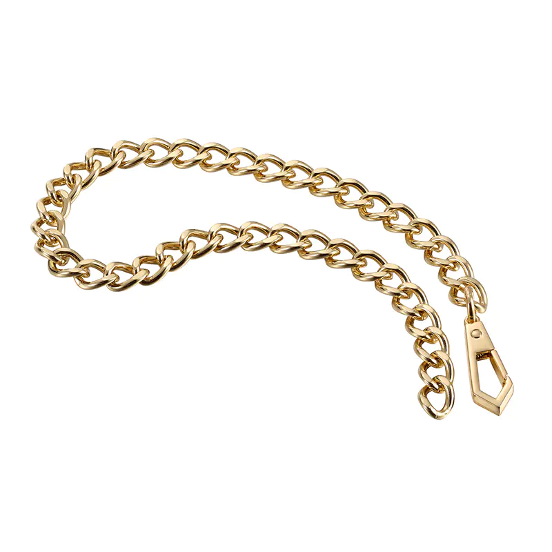 35 cm Gold Zinc alloy Vogue handbag chain