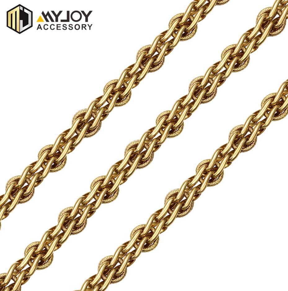 custom metal chain dog collar  twist chain  in brass & aluminum & stainless steel material metal accessories factory