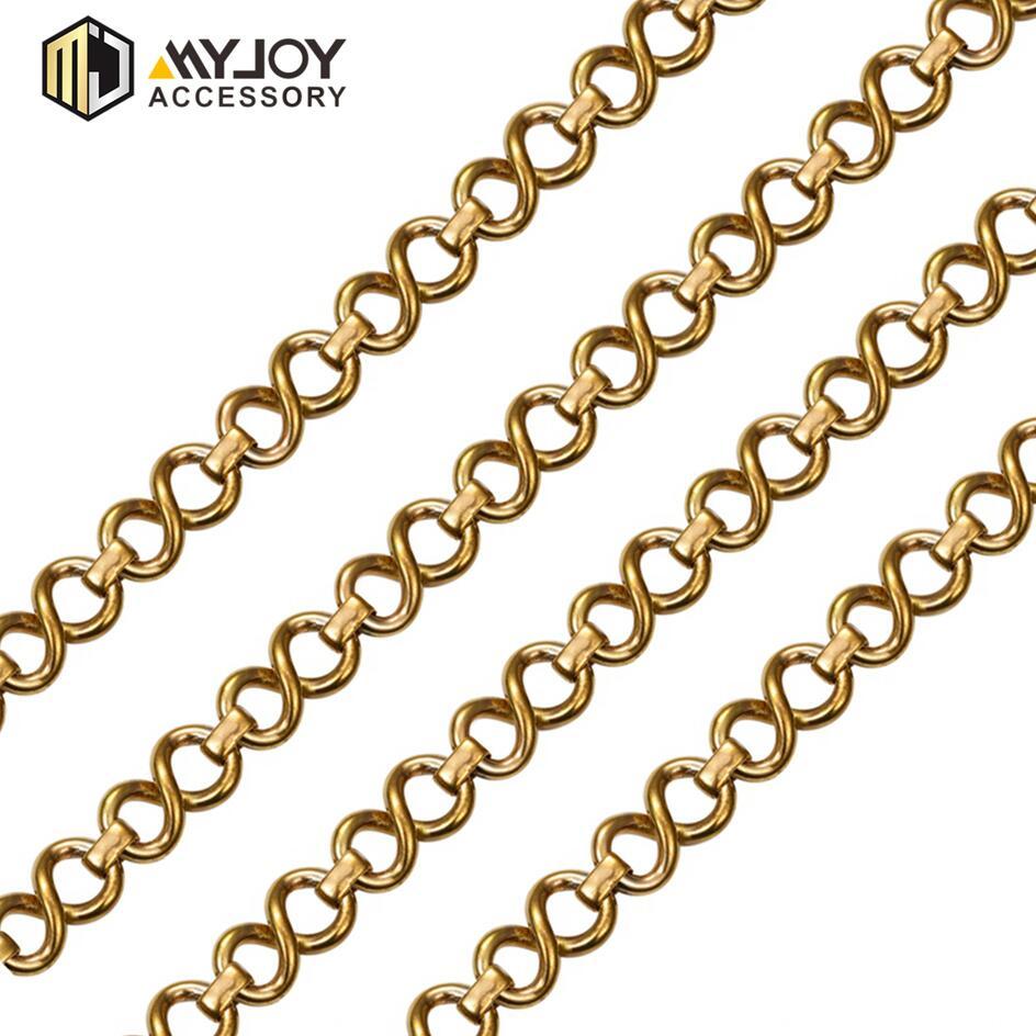 metal chains for bags  Corn Chain  in brass & aluminum & stainless steel material metal accessories factory