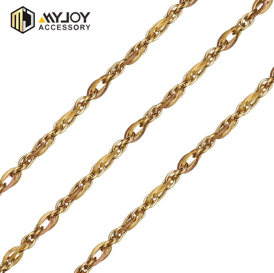 alloy metal gold colour chains    in brass & aluminum & stainless steel material metal accessories factory