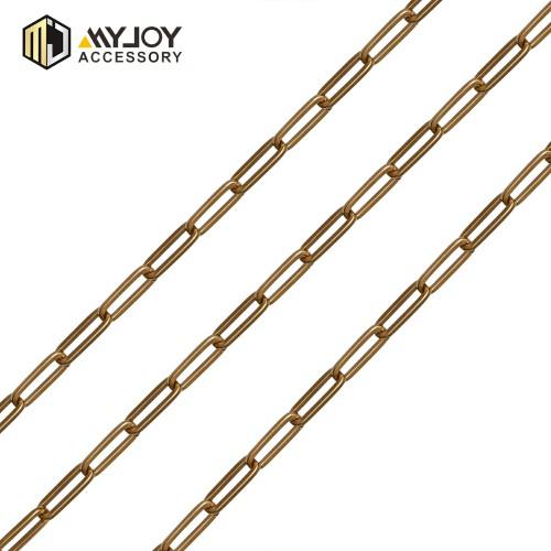 metal round metal chain  in brass Myjoy