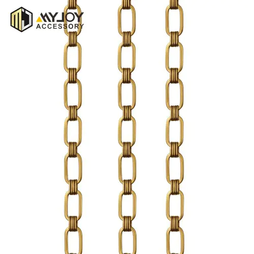 wholesale metal color bag in brass material  chain factory myjoy