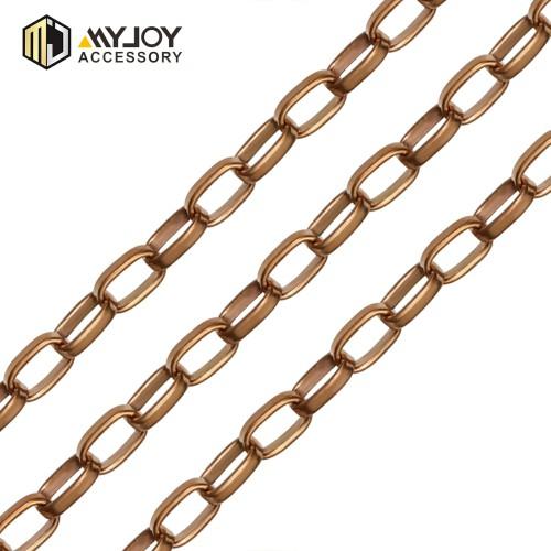 Egg Shape chain in brass material  Myjoy