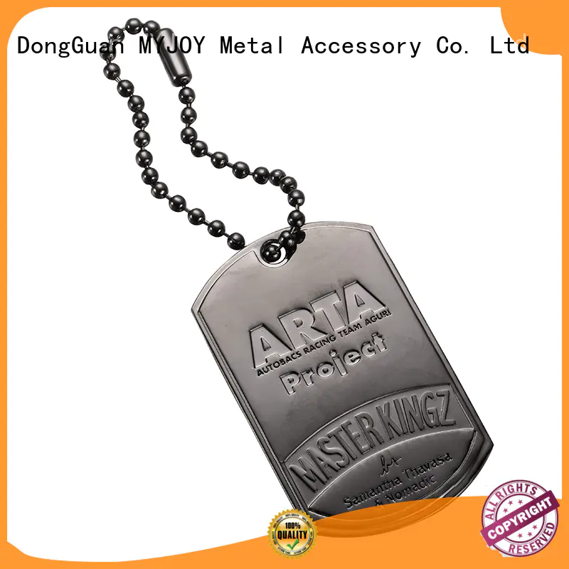 MYJOY alloy bag labels company for trader