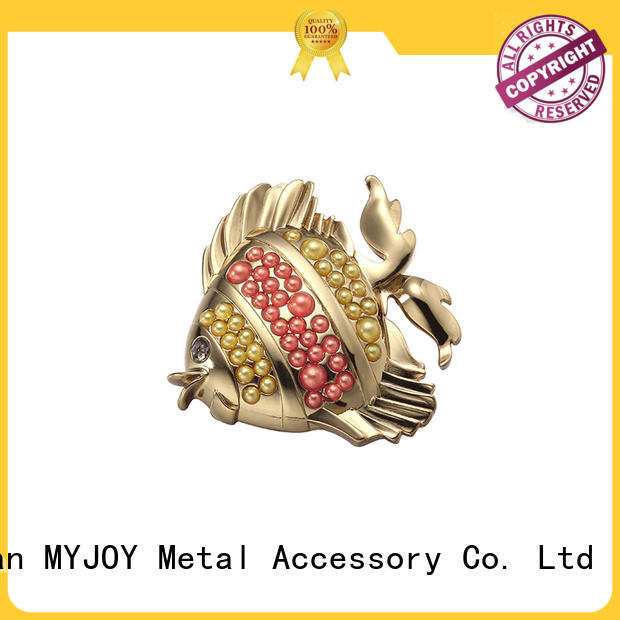 MYJOY customized metal logo plates for handbags Suppliers for bags
