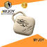 MYJOY customized custom metal logo tags for handbags gun metal for bags